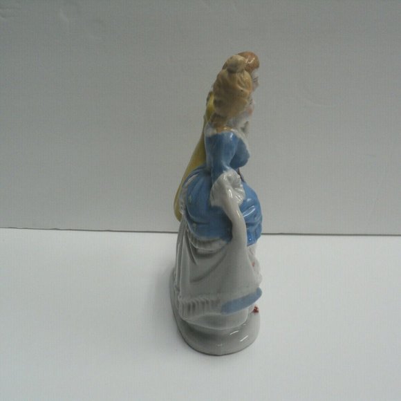 Colonial Couple Figurine Hand Painted Japan 6 1/2" - Picture 4 of 5